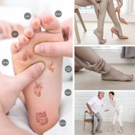 Elektrická masážní podložka na nohy