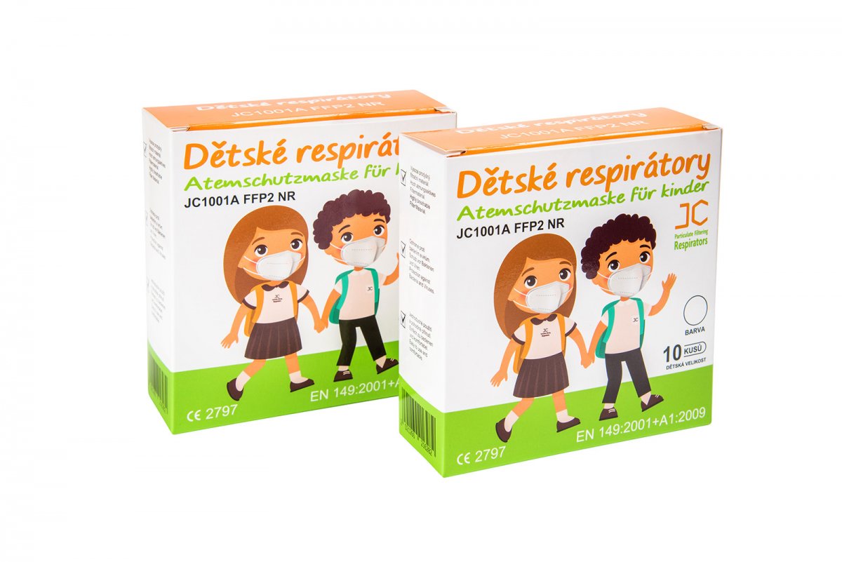 Dětský respirátor FFP2 10 ks Dětský respirátor FFP2 10 ks