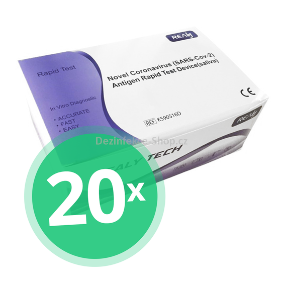 Novel Coronavirus (SARS-Cov-2) Antigen Rapid Test Device (Saliva) HANGZHOU REALY TECH CO., LTD(20ks) Novel Coronavirus (SARS-Cov-2) Antigen Rapid Test Device (Saliva) HANGZHOU REALY TECH CO., LTD(20ks)