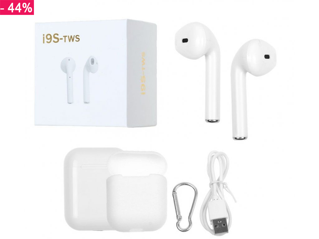 Bezdrátová sluchátka AirPods i9S Pro s dobíjecím boxem Bezdrátová sluchátka AirPods i9S Pro s dobíjecím boxem