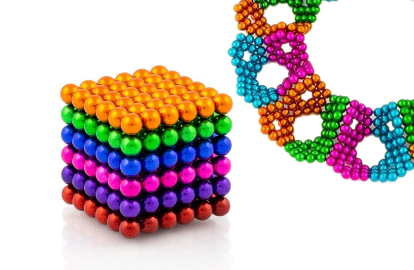 Magnetická stavebnice – NeoCube Balls barevné